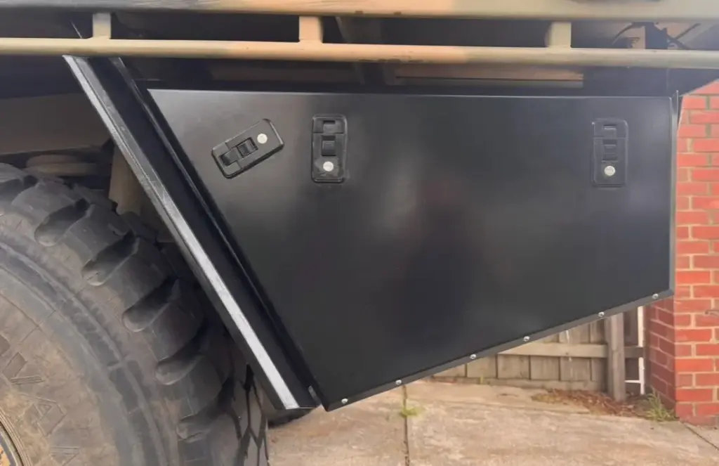 Rear under-tray Storage Box - Passenger Side